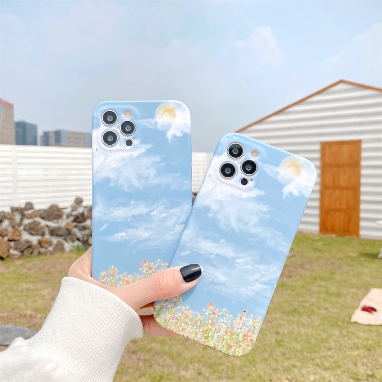 For iPhone 12 Shockproof Pattern TPU Protective Case