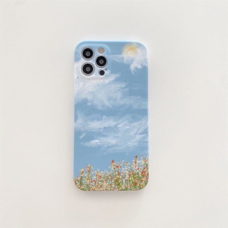 For iPhone 12 Pro Max Shockproof Pattern TPU Protective Case