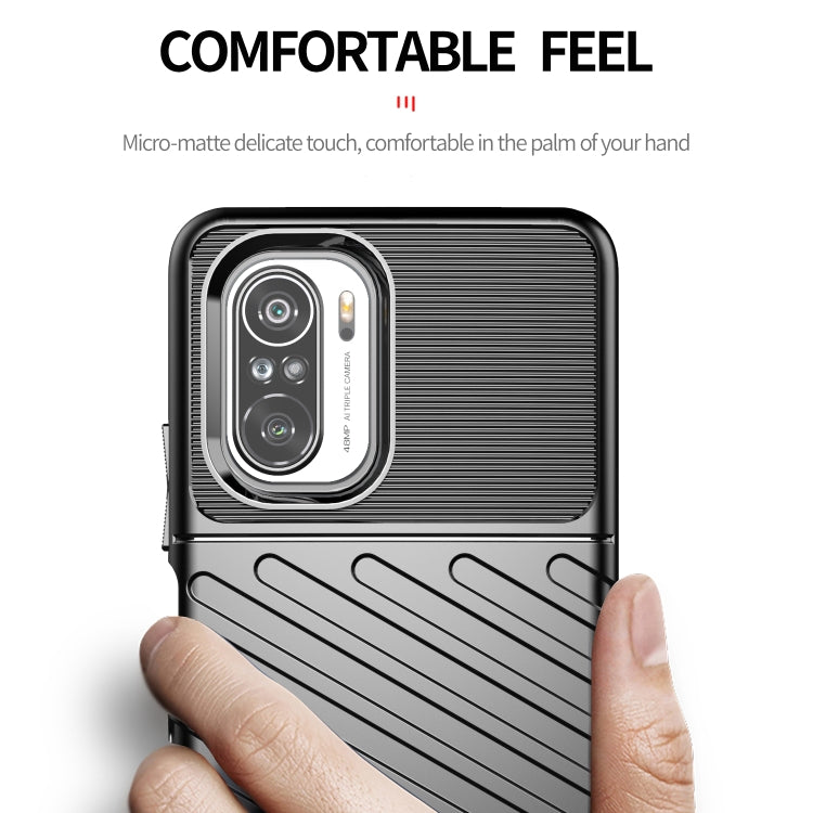 For Xiaomi Redmi K40 Thunderbolt Shockproof TPU Protective Soft Case