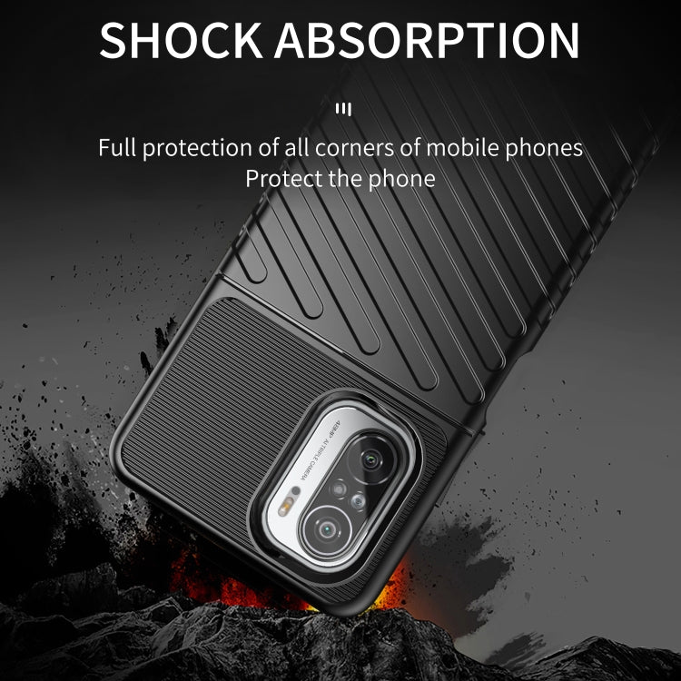 For Xiaomi Redmi K40 Thunderbolt Shockproof TPU Protective Soft Case