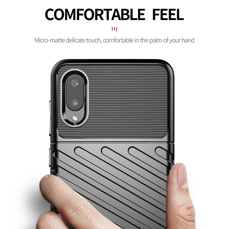 For Samsung Galaxy A02 / M02 Thunderbolt Shockproof TPU Protective Soft Case(Green)