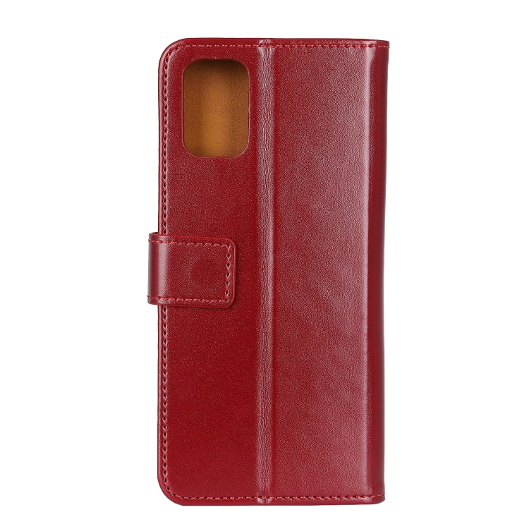 For Motorola Moto Edge S 3-Color Pearl Texture Magnetic Buckle Horizontal Flip PU Leather Case with Card Slots & Wallet & Holder