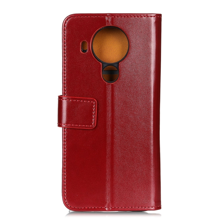 For Nokia 7.3 3-Color Pearl Texture Magnetic Buckle Horizontal Flip PU Leather Case with Card Slots & Wallet & Holder