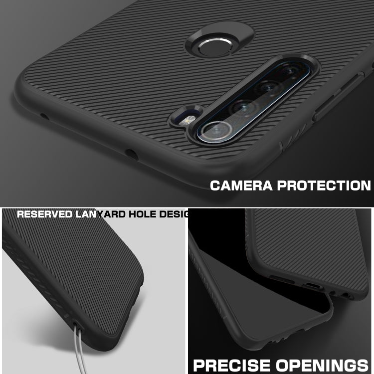 For Xiaomi Redmi Note 8 Lenuo Leshen Series Stripe Texture TPU Protective Case