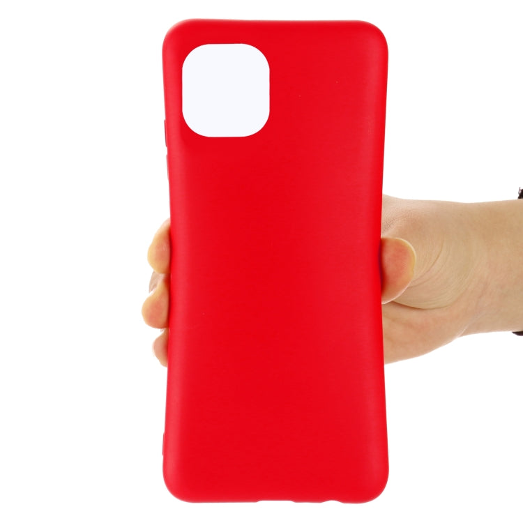 For Xiaomi Mi 11 5G Pure Color Liquid Silicone Shockproof Full Coverage Case