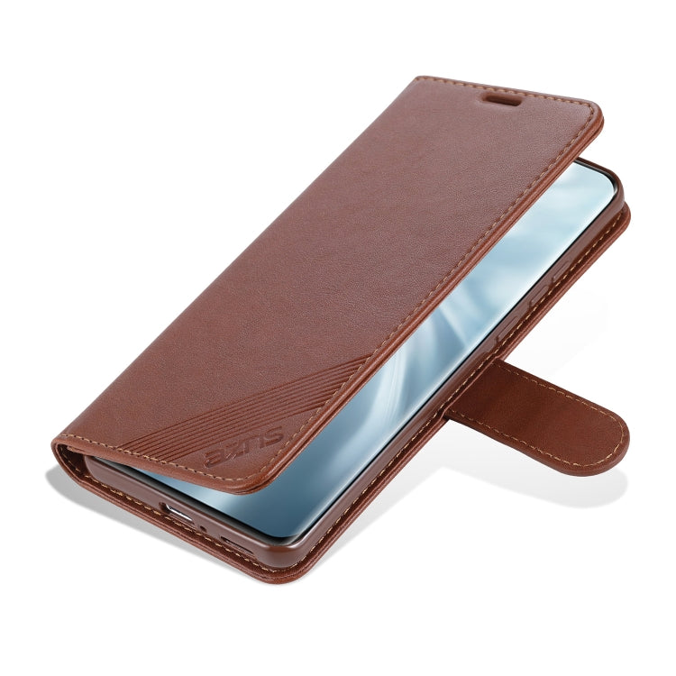 For Xiaomi Mi 11 AZNS Magnetic Calf Texture Horizontal Flip Leather Case with Card Slots & Holder & Wallet