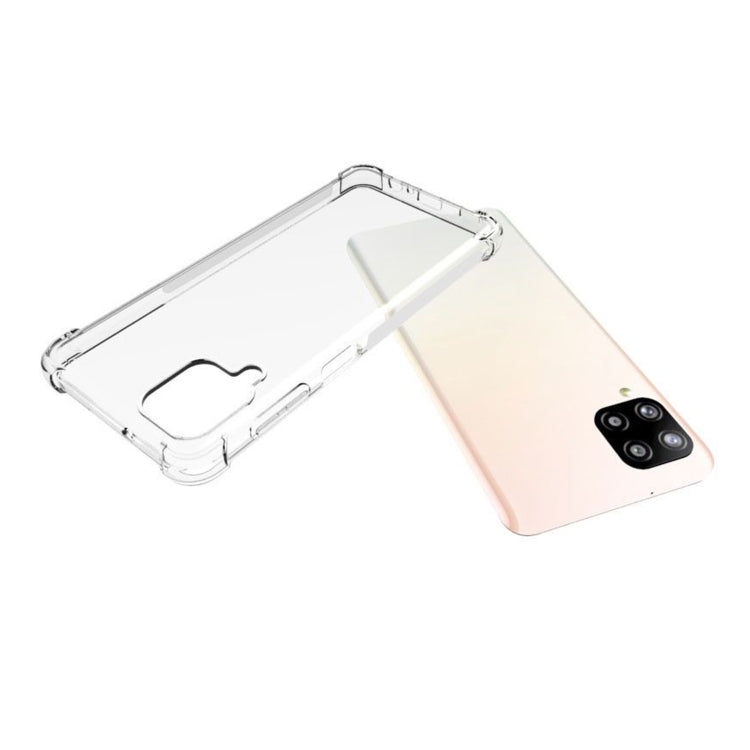 For Samsung Galaxy A12 5G Shockproof Non-slip Waterproof Thickening TPU Protective Case(Transparent)
