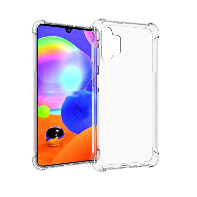 For Samsung Galaxy A32 5G Shockproof Non-slip Waterproof Thickening TPU Protective Case(Transparent)