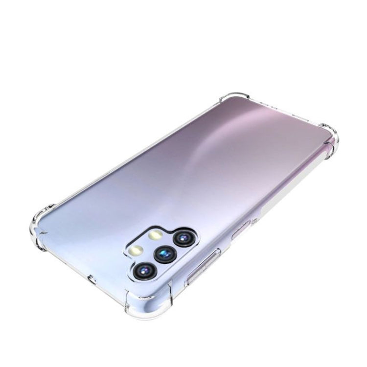For Samsung Galaxy A32 5G Shockproof Non-slip Waterproof Thickening TPU Protective Case(Transparent)