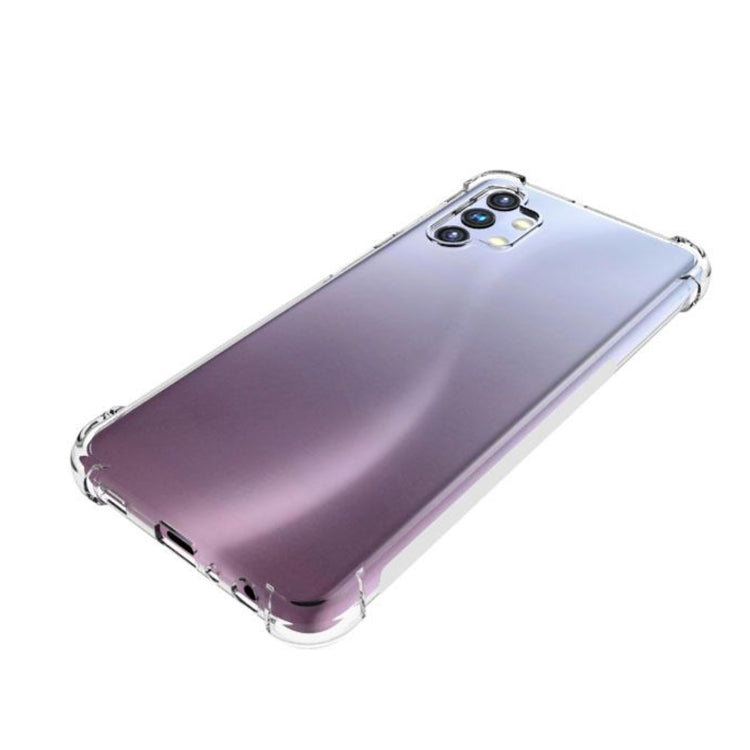 For Samsung Galaxy A32 5G Shockproof Non-slip Waterproof Thickening TPU Protective Case(Transparent)
