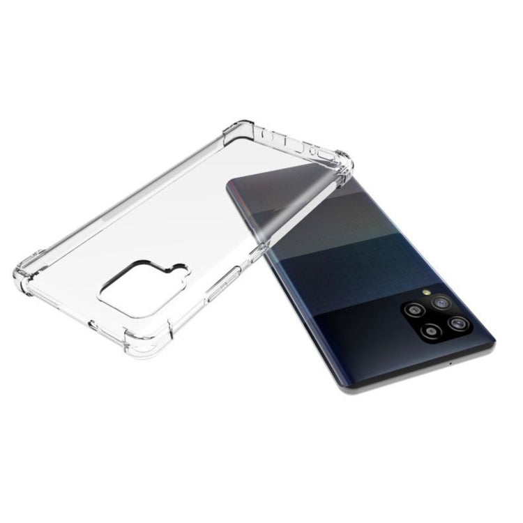 For Samsung Galaxy A42 5G Shockproof Non-slip Waterproof Thickening TPU Protective Case(Transparent)