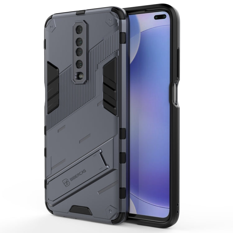 For Xiaomi Redmi K30 Punk Armor 2 in 1 PC + TPU Shockproof Case with Invisible Holder