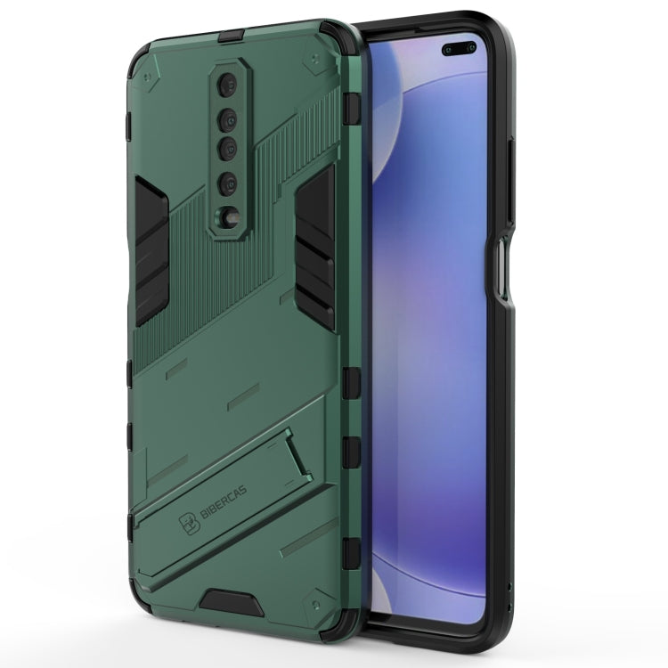 For Xiaomi Redmi K30 Punk Armor 2 in 1 PC + TPU Shockproof Case with Invisible Holder