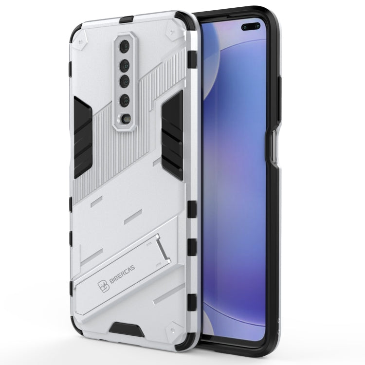 For Xiaomi Redmi K30 Punk Armor 2 in 1 PC + TPU Shockproof Case with Invisible Holder