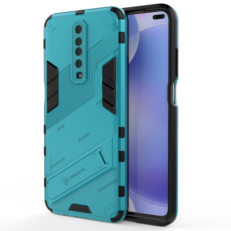 For Xiaomi Redmi K30 Punk Armor 2 in 1 PC + TPU Shockproof Case with Invisible Holder