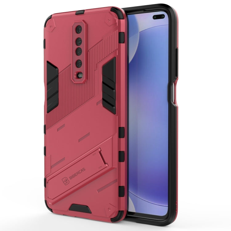 For Xiaomi Redmi K30 Punk Armor 2 in 1 PC + TPU Shockproof Case with Invisible Holder