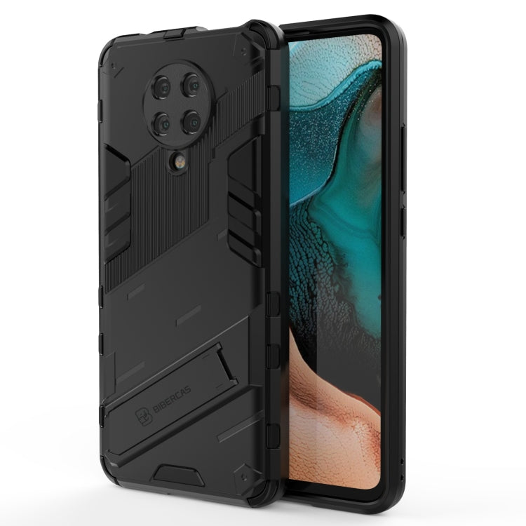 For Xiaomi Redmi K30 Pro Punk Armor 2 in 1 PC + TPU Shockproof Case with Invisible Holder