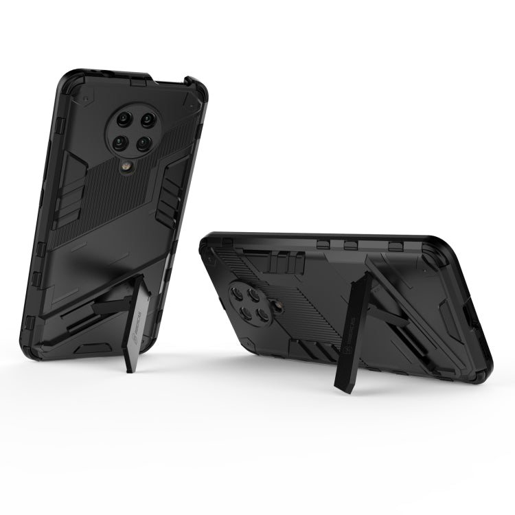 For Xiaomi Redmi K30 Pro Punk Armor 2 in 1 PC + TPU Shockproof Case with Invisible Holder