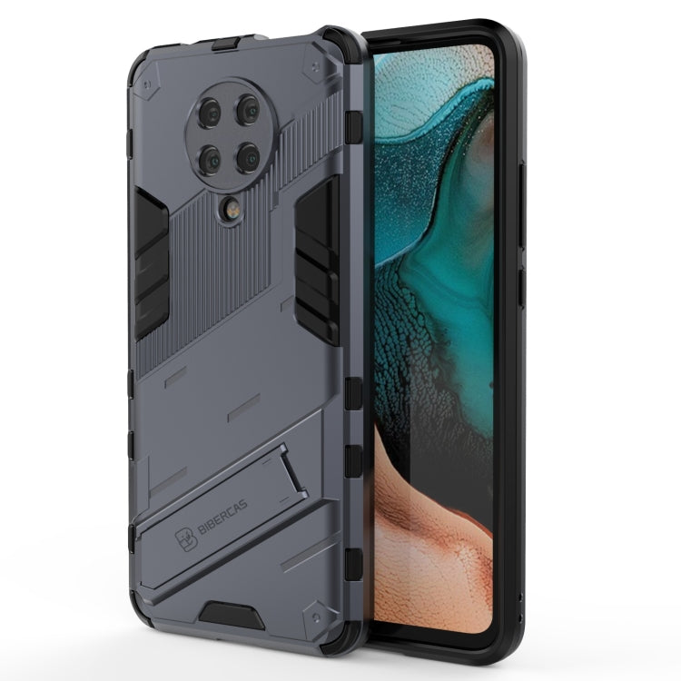 For Xiaomi Redmi K30 Pro Punk Armor 2 in 1 PC + TPU Shockproof Case with Invisible Holder