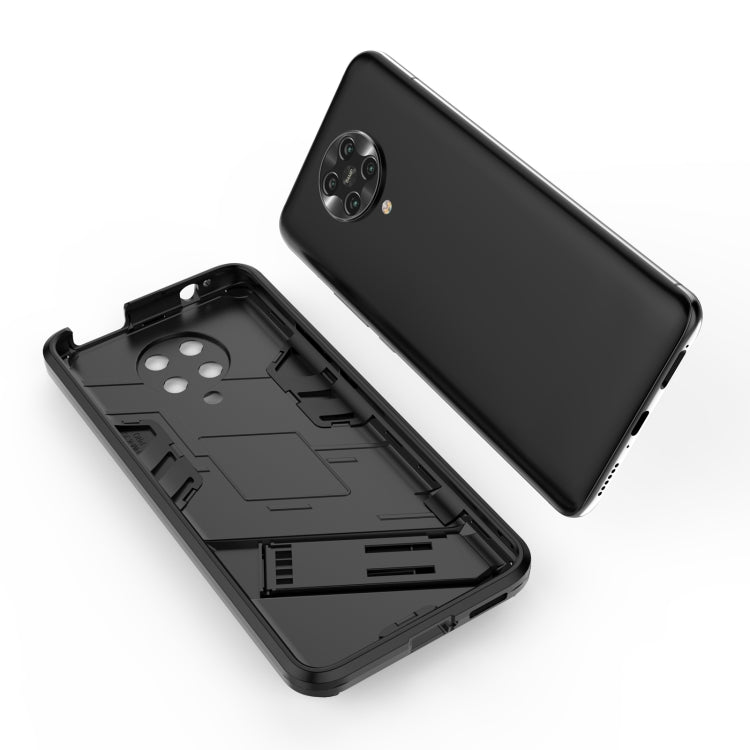 For Xiaomi Redmi K30 Pro Punk Armor 2 in 1 PC + TPU Shockproof Case with Invisible Holder