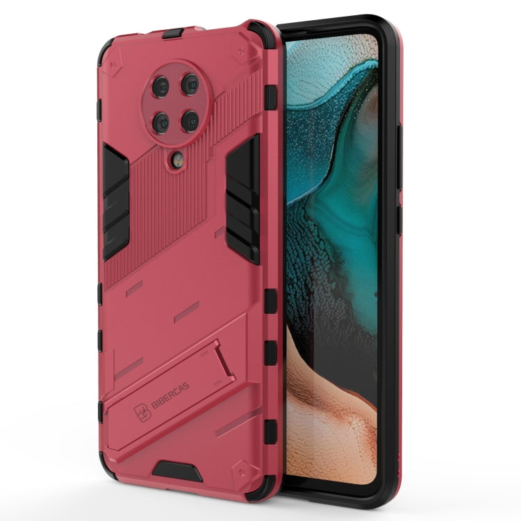 For Xiaomi Redmi K30 Pro Punk Armor 2 in 1 PC + TPU Shockproof Case with Invisible Holder