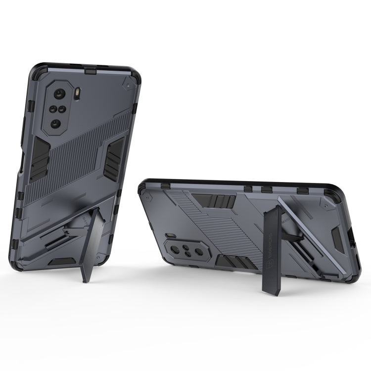 For Xiaomi Redmi K40 / K40 Pro Punk Armor 2 in 1 PC + TPU Shockproof Case with Invisible Holder