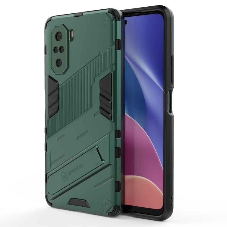 For Xiaomi Redmi K40 / K40 Pro Punk Armor 2 in 1 PC + TPU Shockproof Case with Invisible Holder