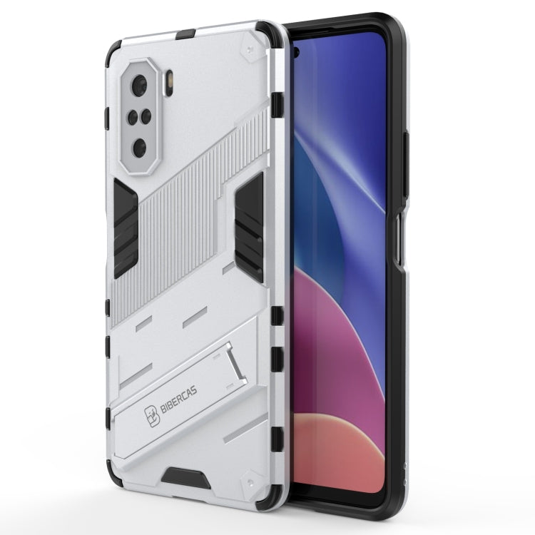 For Xiaomi Redmi K40 / K40 Pro Punk Armor 2 in 1 PC + TPU Shockproof Case with Invisible Holder