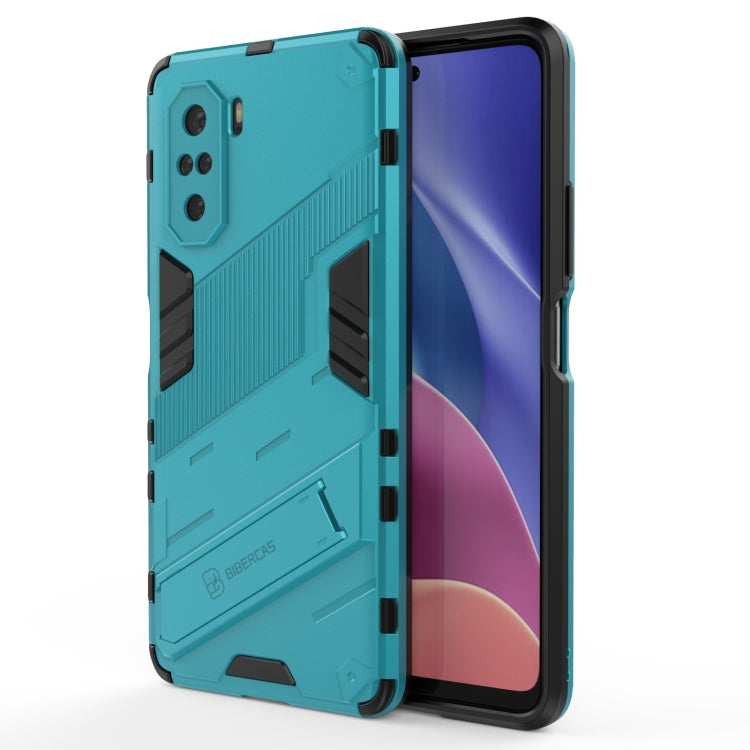 For Xiaomi Redmi K40 / K40 Pro Punk Armor 2 in 1 PC + TPU Shockproof Case with Invisible Holder