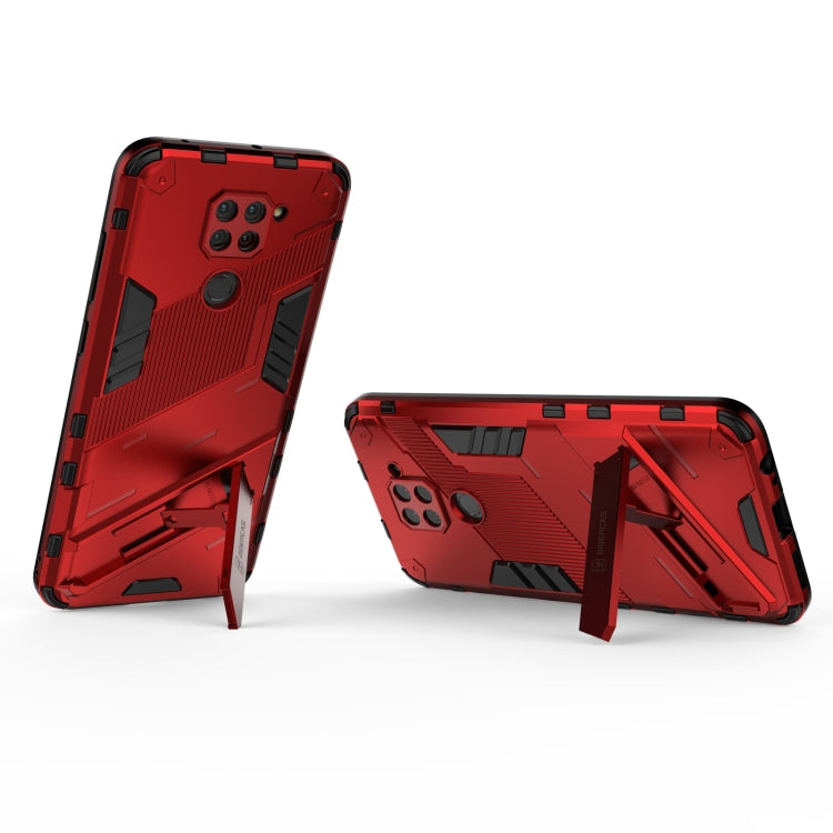 For Xiaomi Redmi Note 9 Pro 5G Punk Armor 2 in 1 PC + TPU Shockproof Case with Invisible Holder