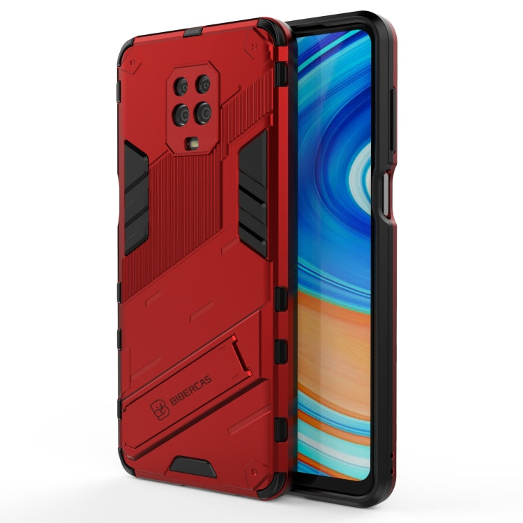 For Xiaomi Redmi Note 9 Pro Max Punk Armor 2 in 1 PC + TPU Shockproof Case with Invisible Holder