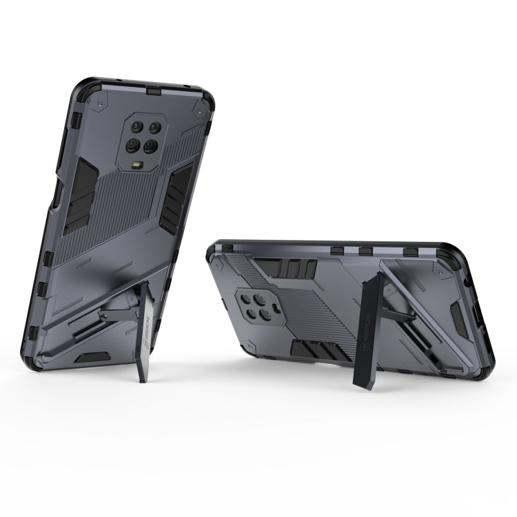 For Xiaomi Redmi Note 9 Pro Max Punk Armor 2 in 1 PC + TPU Shockproof Case with Invisible Holder