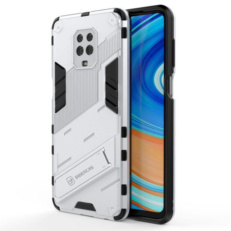 For Xiaomi Redmi Note 9 Pro Max Punk Armor 2 in 1 PC + TPU Shockproof Case with Invisible Holder