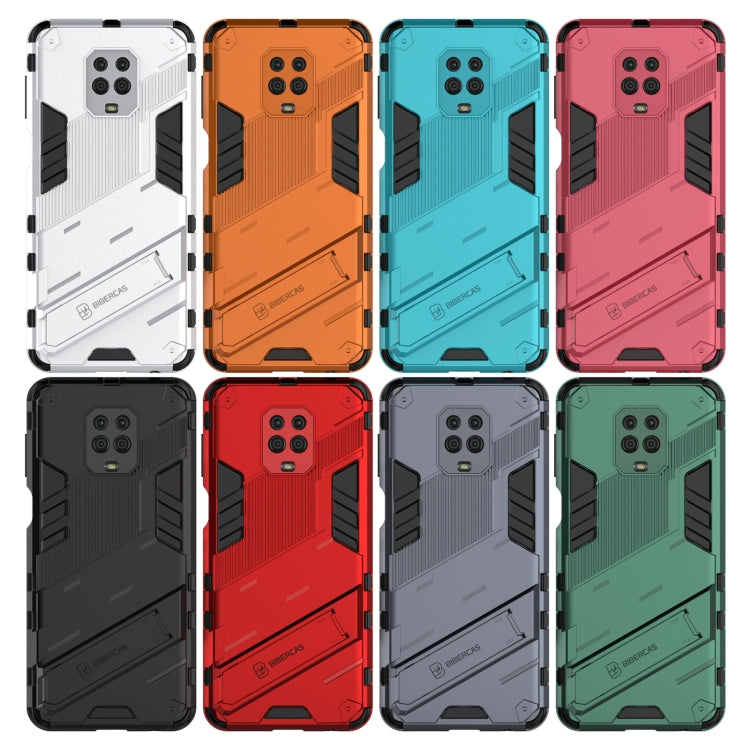 For Xiaomi Redmi Note 9 Pro Max Punk Armor 2 in 1 PC + TPU Shockproof Case with Invisible Holder