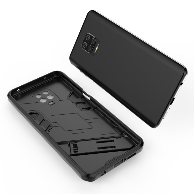 For Xiaomi Redmi Note 9 Pro Max Punk Armor 2 in 1 PC + TPU Shockproof Case with Invisible Holder