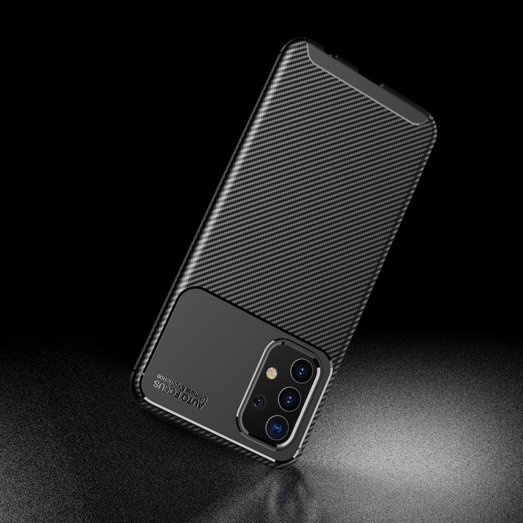 For Samsung Galaxy A32 4G Carbon Fiber Texture Shockproof TPU Case