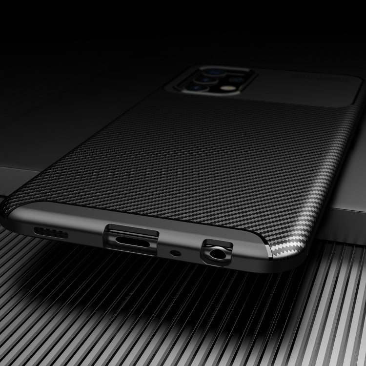 For Samsung Galaxy A32 4G Carbon Fiber Texture Shockproof TPU Case