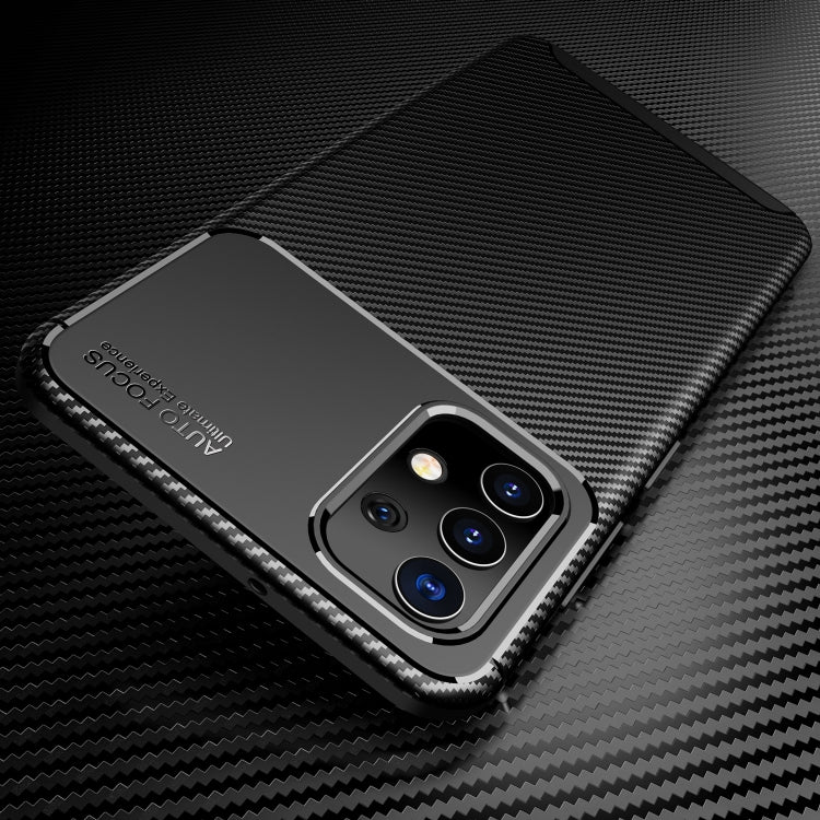 For Samsung Galaxy A32 4G Carbon Fiber Texture Shockproof TPU Case
