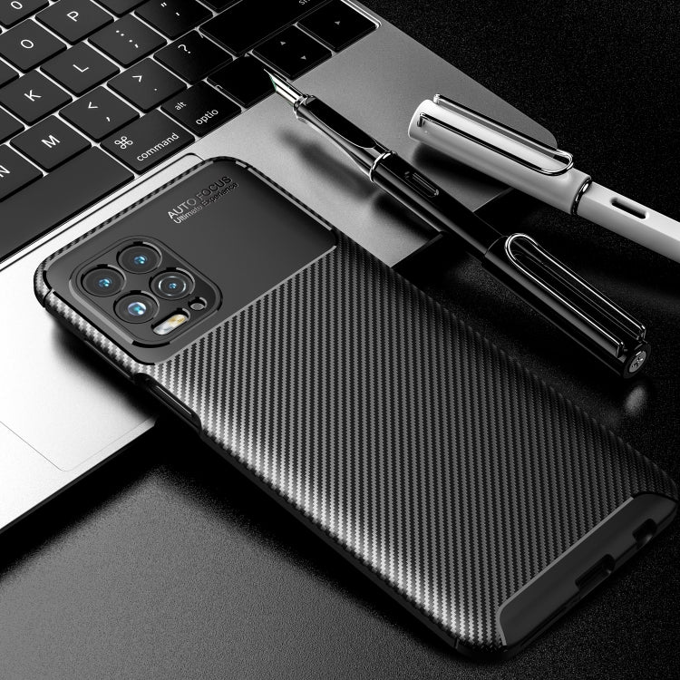 For Motorola Moto Edge S / G100 Carbon Fiber Texture Shockproof TPU Case