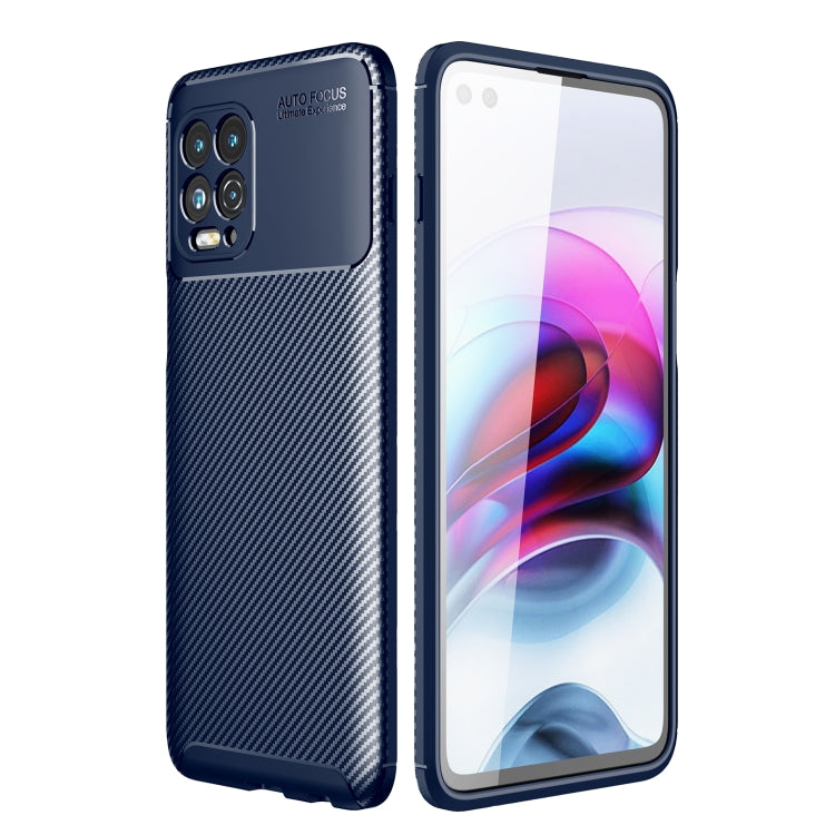 For Motorola Moto Edge S / G100 Carbon Fiber Texture Shockproof TPU Case