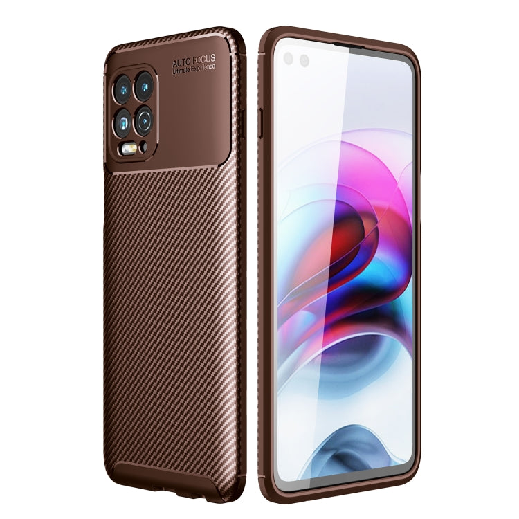 For Motorola Moto Edge S / G100 Carbon Fiber Texture Shockproof TPU Case