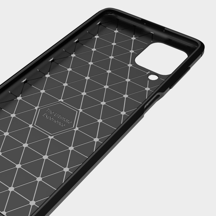 For Samsung Galaxy F62 / M62 Brushed Texture Carbon Fiber TPU Case