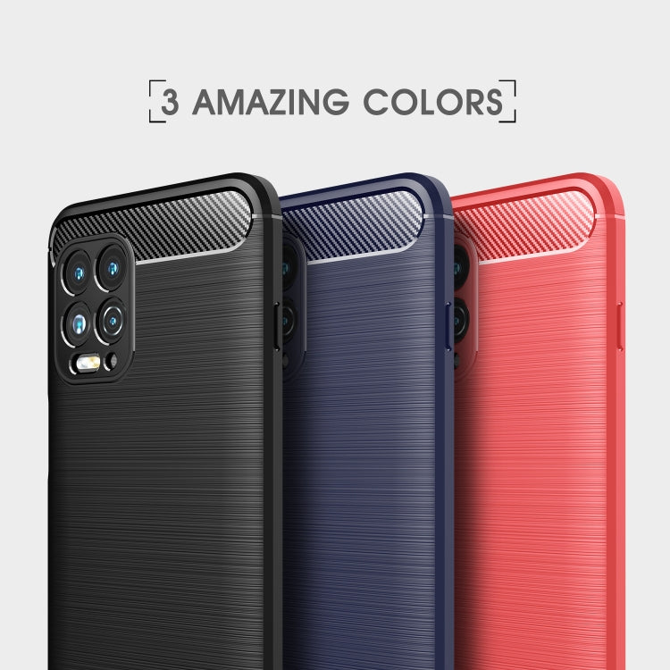 For Motorola Moto Edge S / G100 Brushed Texture Carbon Fiber TPU Case