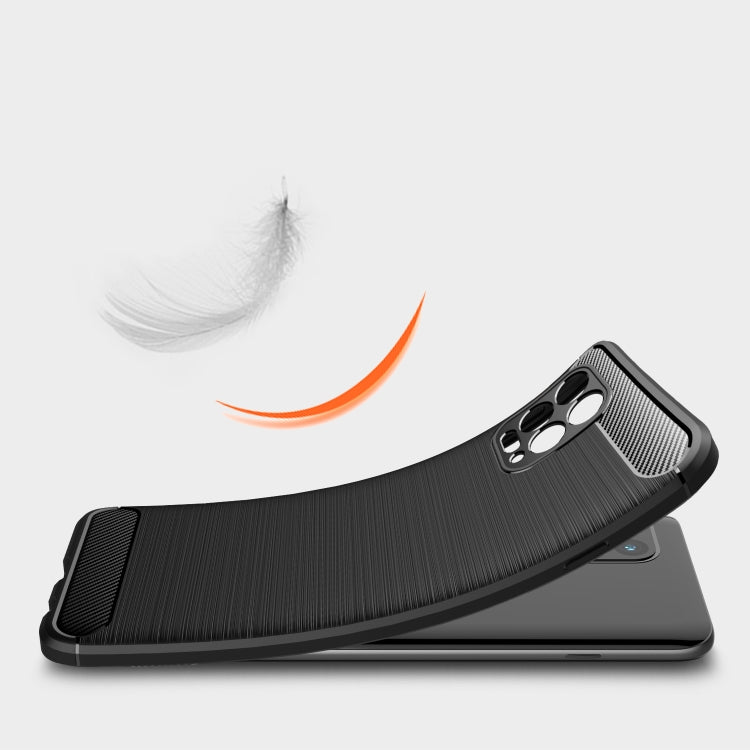For Motorola Moto Edge S / G100 Brushed Texture Carbon Fiber TPU Case