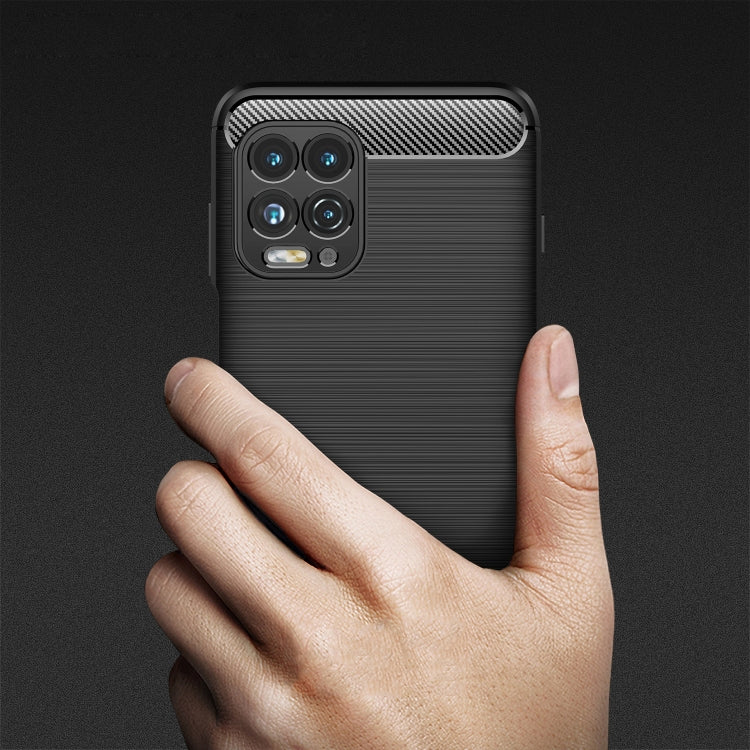 For Motorola Moto Edge S / G100 Brushed Texture Carbon Fiber TPU Case