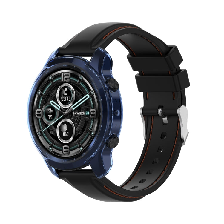For TicWatch Pro 3 / Pro 3 Lite Half Coverage Hollowed TPU Protective Case