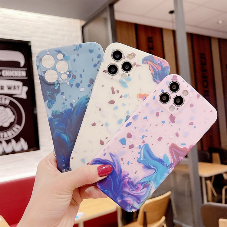For iPhone 11 Shockproof Painted PC Protective Case (White)
