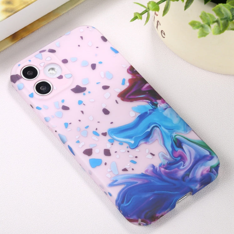 For iPhone 12 Shockproof Painted PC Protective Case