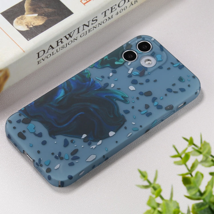 For iPhone 12 Shockproof Painted PC Protective Case