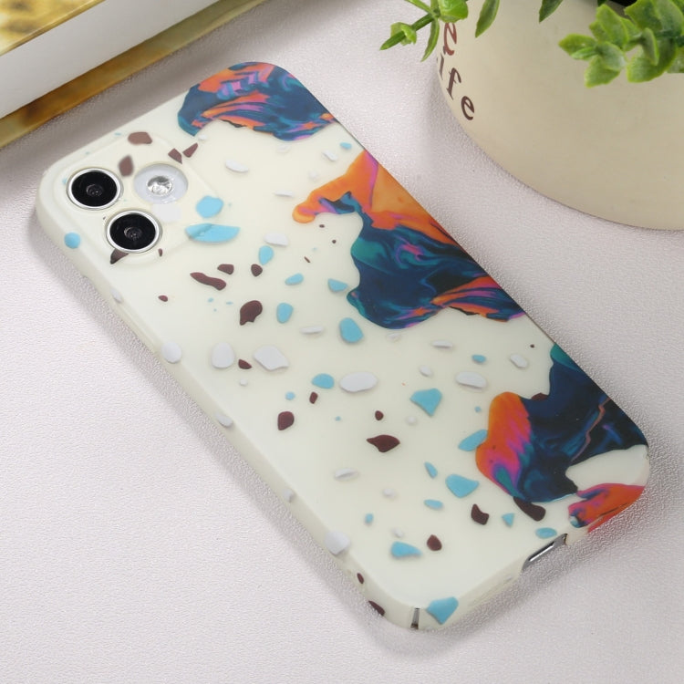 For iPhone 12 Shockproof Painted PC Protective Case